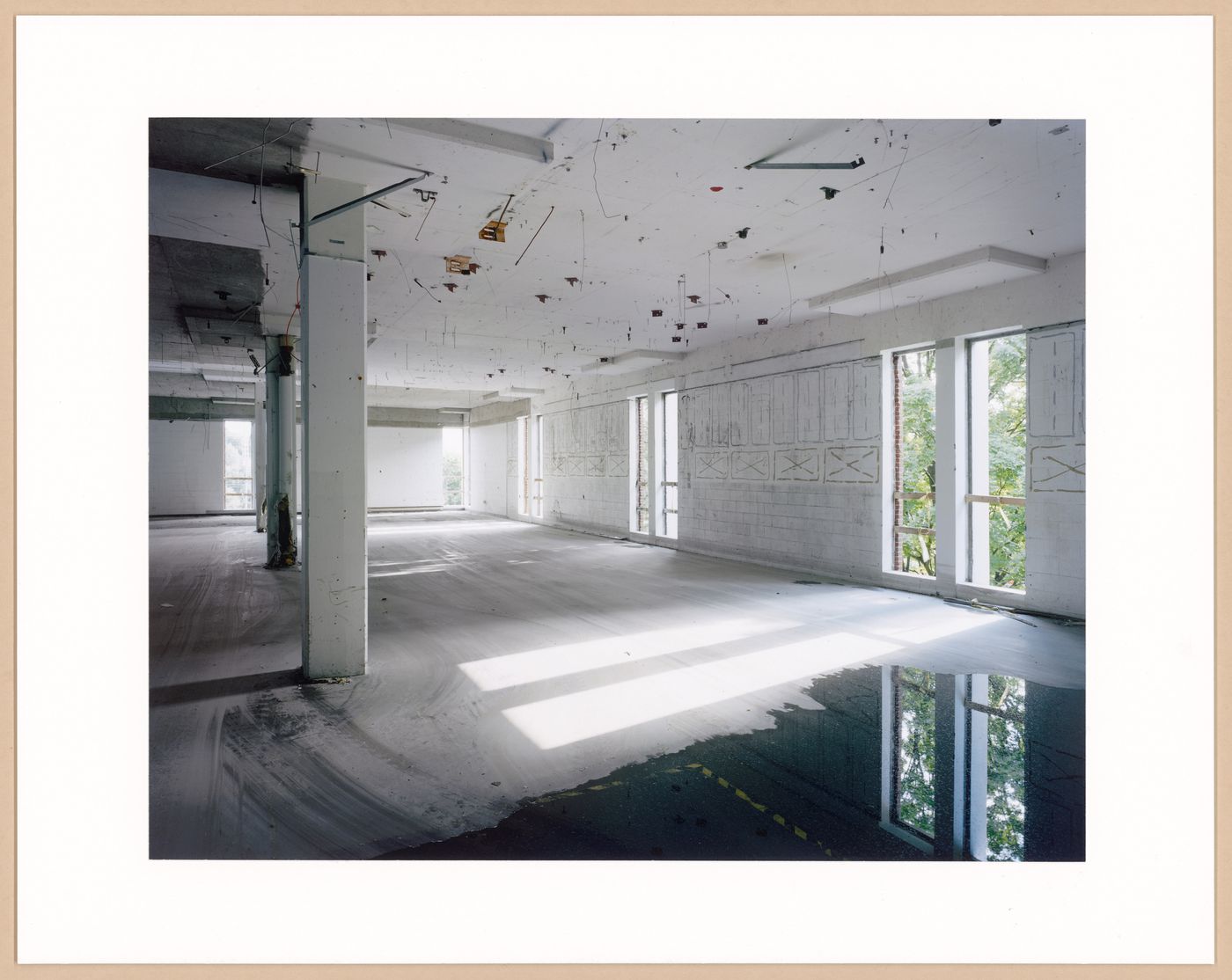 The Disappearance of Darkness: Interior of Building WI, Polaroid, Waltham, Massachusetts