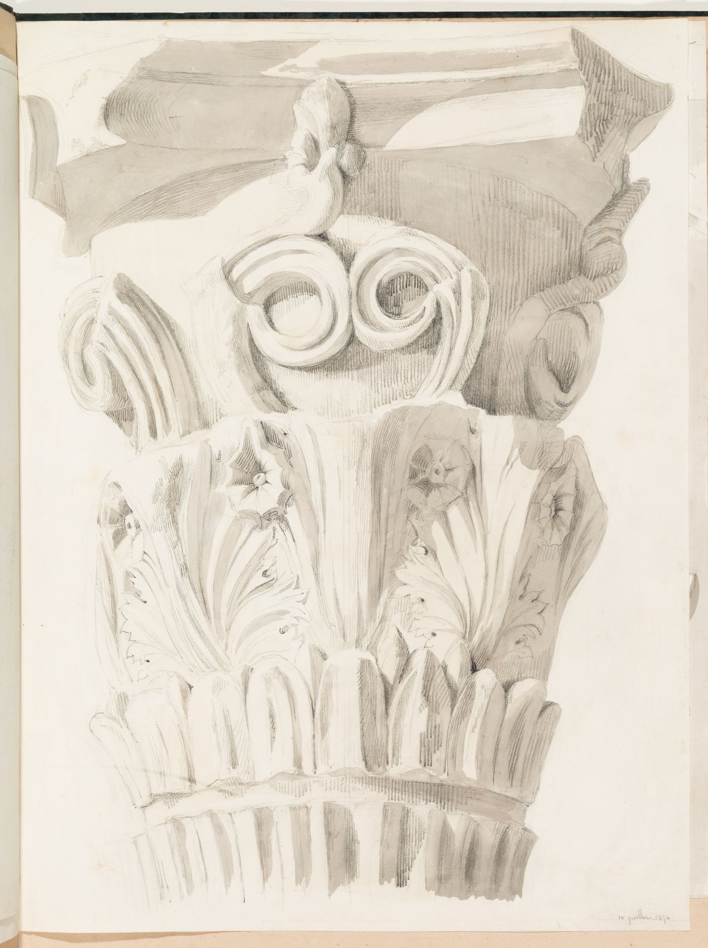 Elevation of a capital