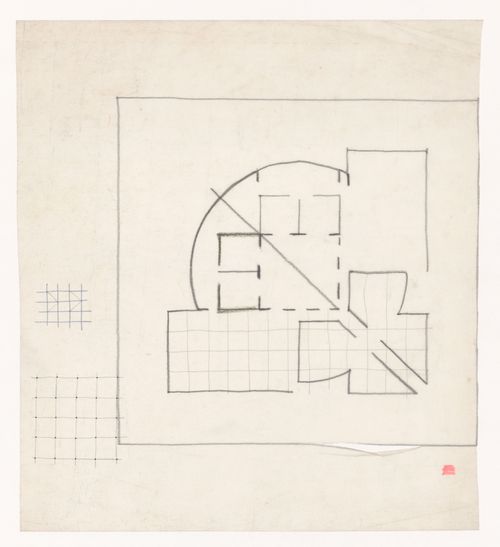 Sketch plan for Riqualificazione cava di San Carlo [Redevelopment San Carlo quarry], San Vincenzo, Livorno, Italy