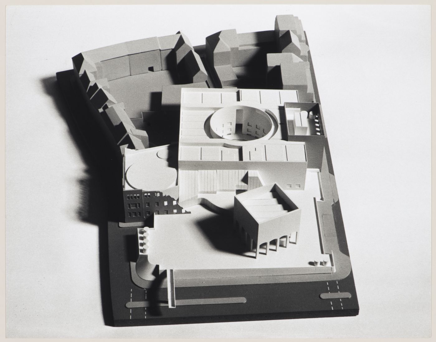 Nordrhein-Westfalen Museum, Dusseldorf, Germany: view of presentation model