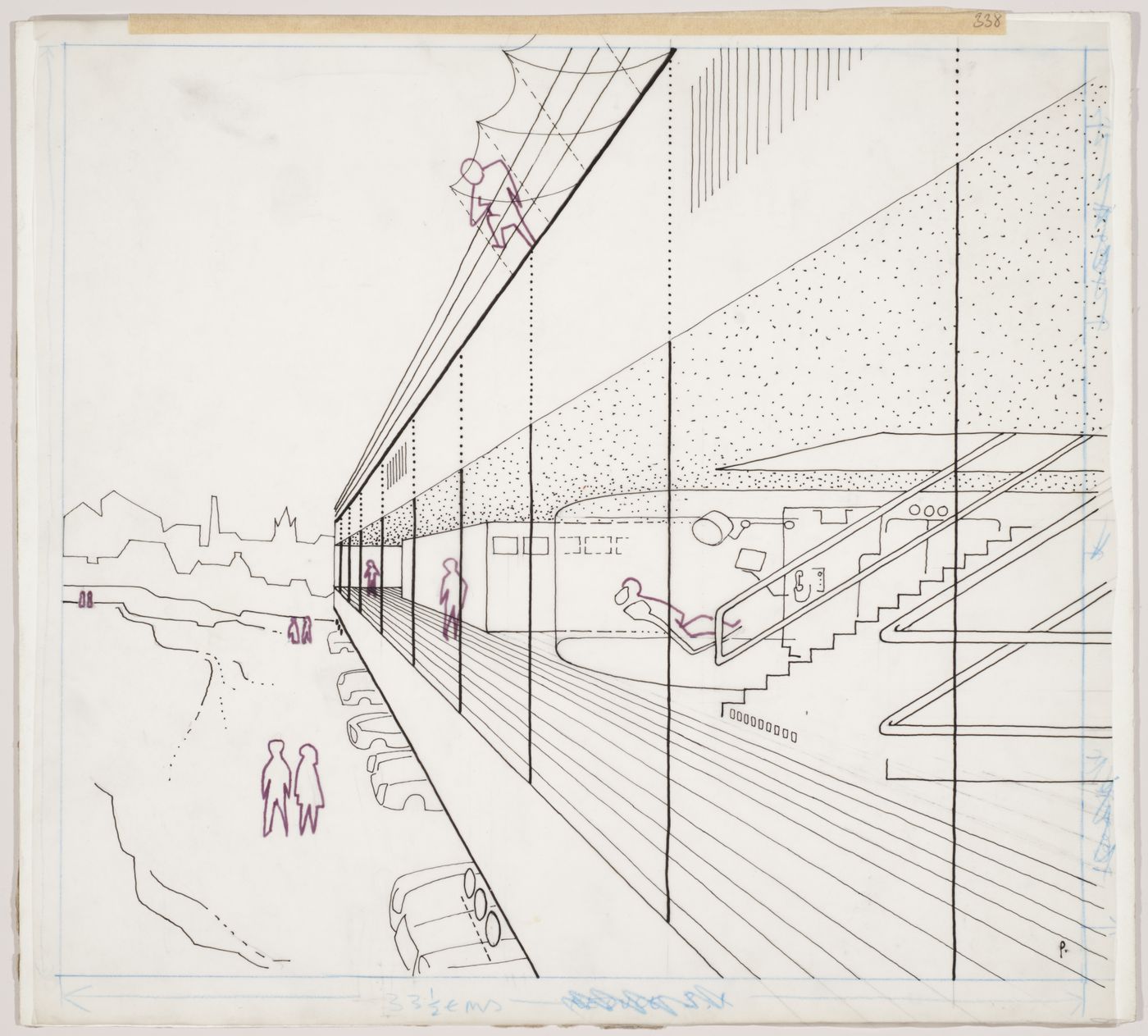 Potteries Thinkbelt: Perspective view for transfer area