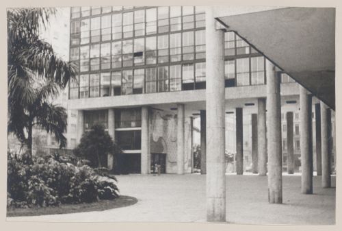View of Ministry of Education and Health, Rio de Janeiro, Brazil
