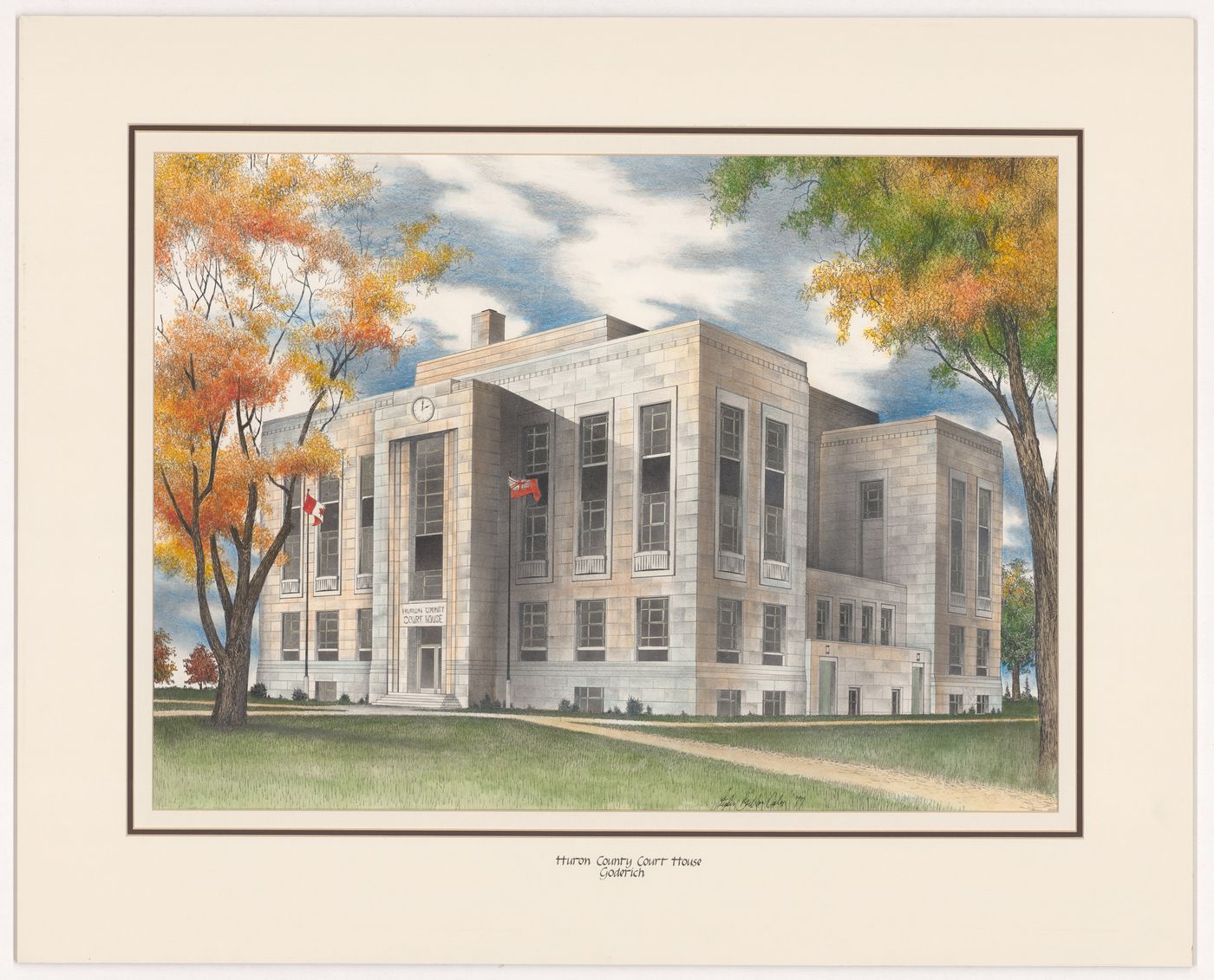 Huron County Court House, Goderich, from Court Houses in Ontario