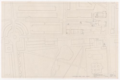 Level two plan for Centro Cultural de Sines, Sines, Portugal