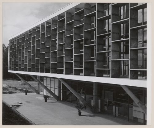 View of States Pavilion, under construction, São Paulo, Brazil
