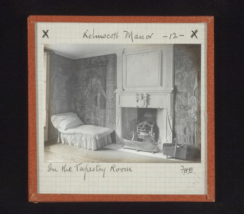 View of Tapestry Room of Kelmscott Manor, Kelmscot, Oxfordshire, England