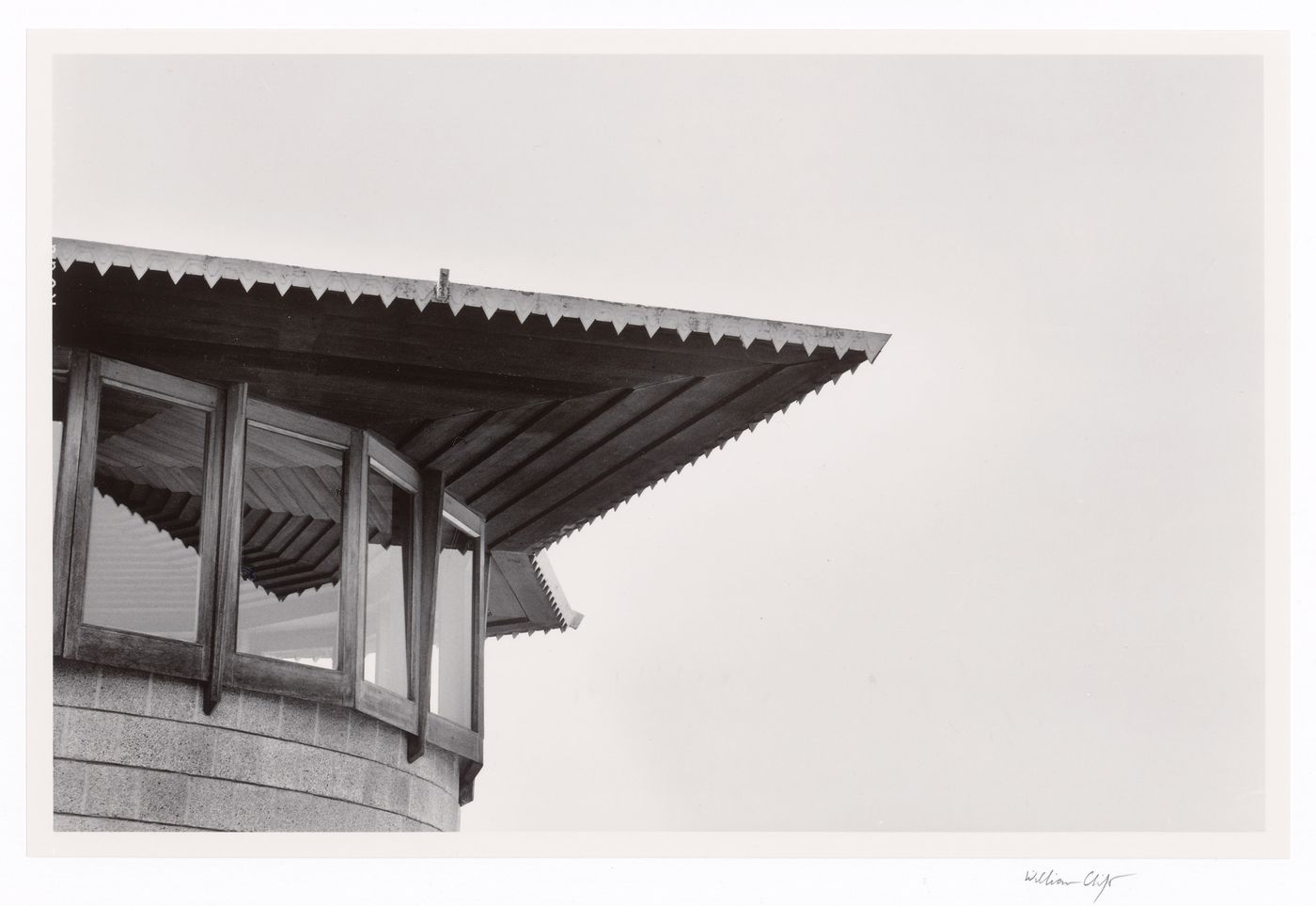 Roof pointing into sky, from the series The David and Gladys Wright House