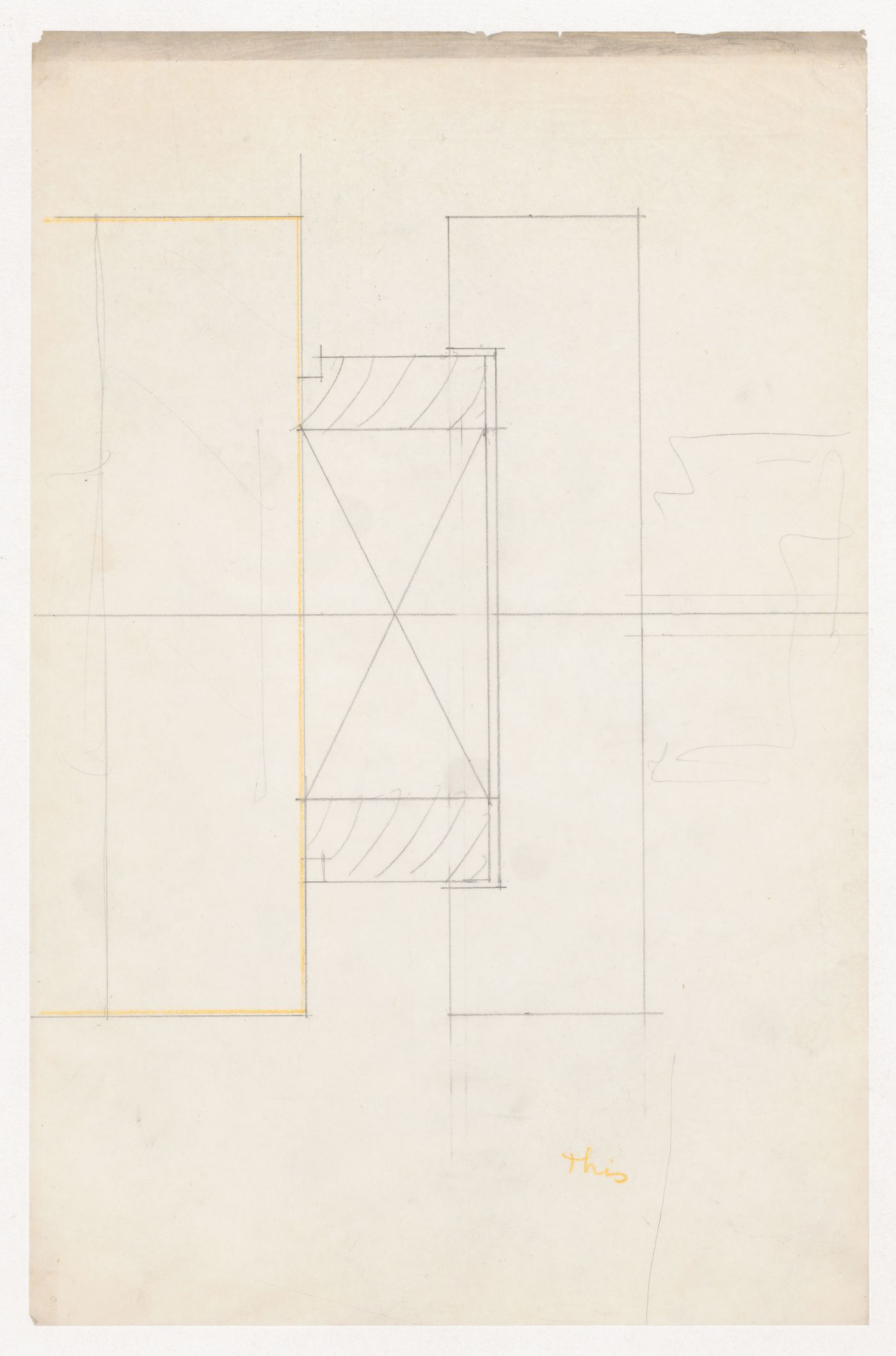 Sectional detail for the Metallurgy Building, Illinois Institute of Technology, Chicago