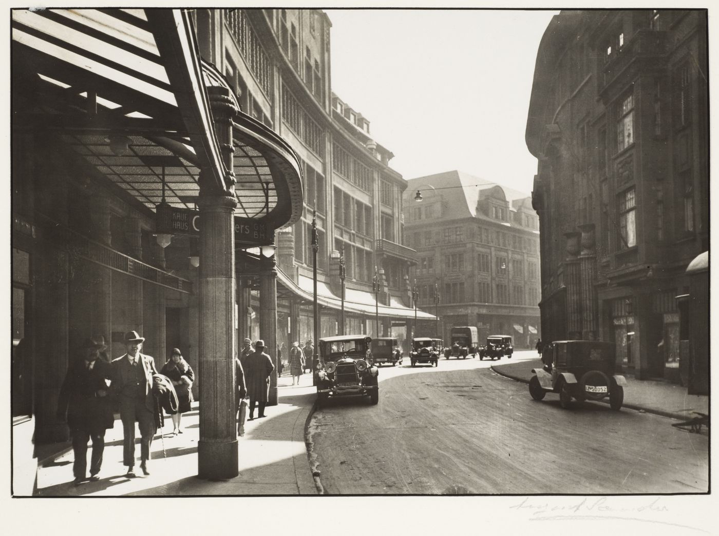 View along Zeppelin Strasse, Cologne, Germany