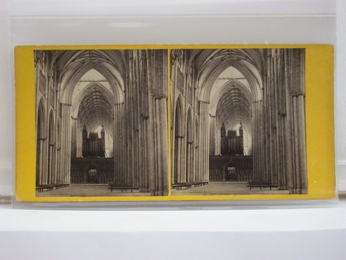 York Minster - The Nave, looking East. No. 370. [from the west]