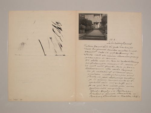 Letter from Carl Moll to Josef Hoffmann