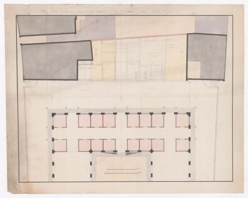 Site plan for Marché des Carmes, Paris