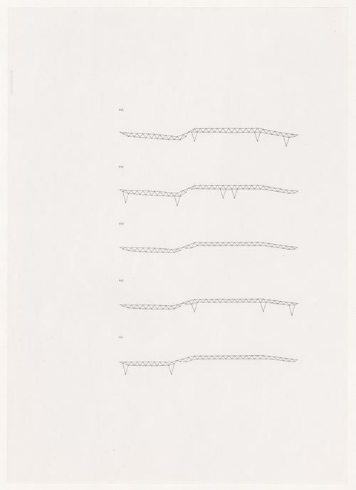 Roof sections for Odawara Municipal Sports Complex, Odawara, Japan