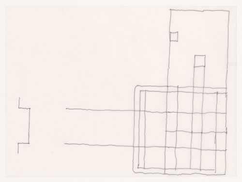 Sketch for House VI, Cornwall, Connecticut