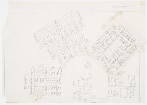 Bayer AG Headquarters, Monheim, Germany:  site axonometric