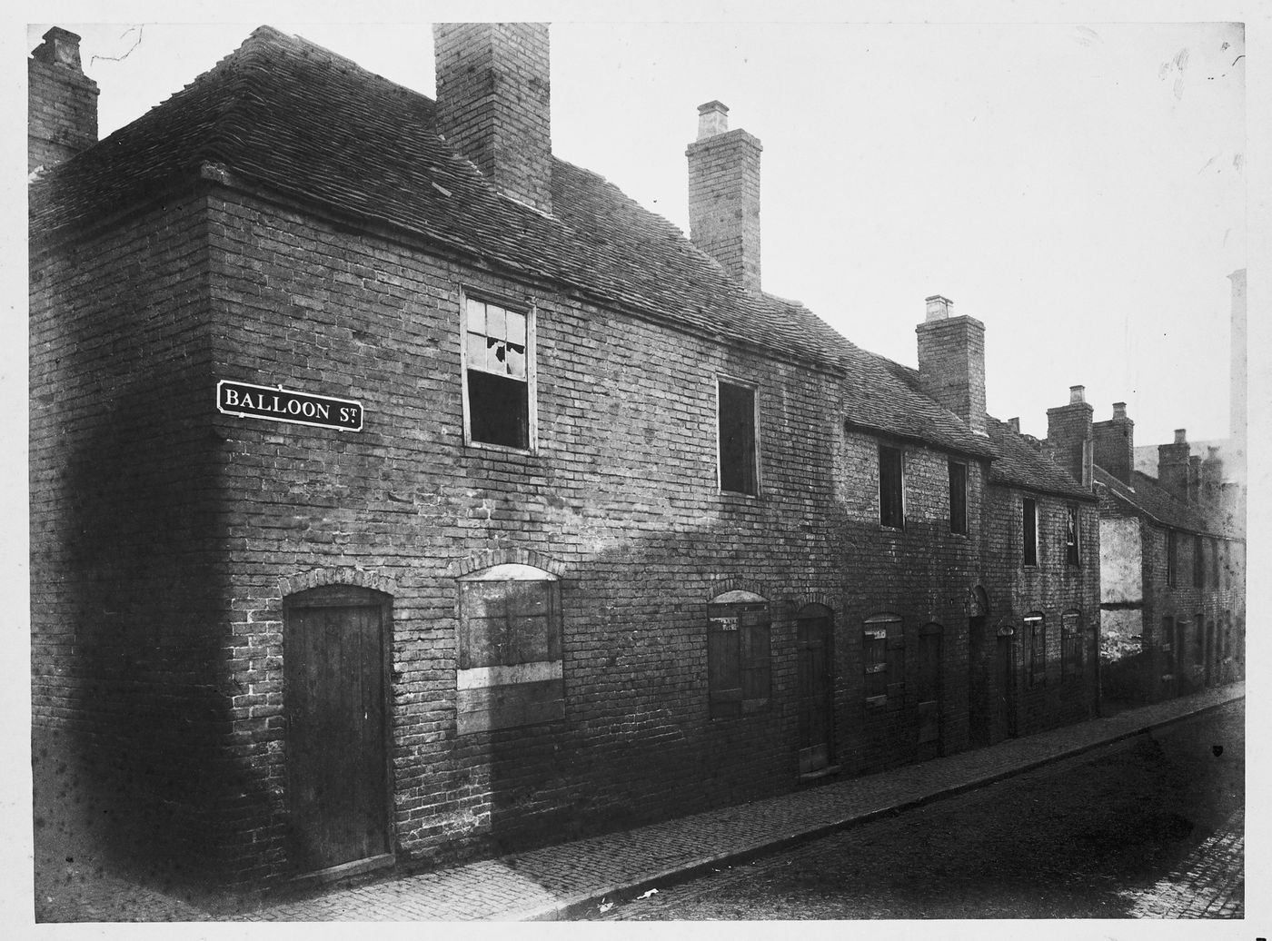 View of Baloon Street, east side, Birmingham, England