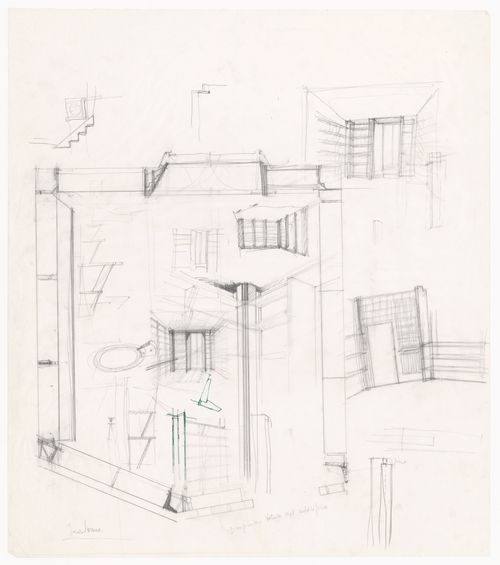 Sketches for Casa De Paolini, Milan, Italy