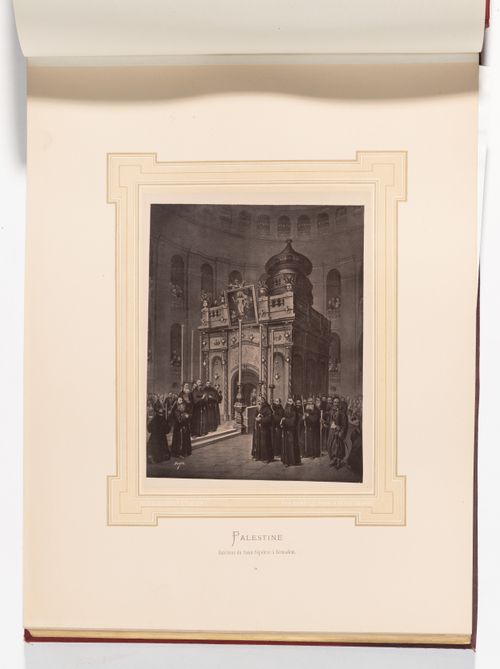 Interieur du Saint-Sepulcre a Jerusalem