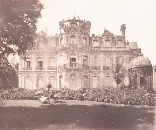 Plate from album ''Buildings, parks and streets of Paris, Versailles and environs, France''