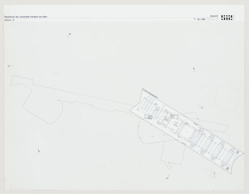 Plan of third lower level, Biozentrum - Biology Center for the J.W. Goethe University, Frankfurt am Main, Germany