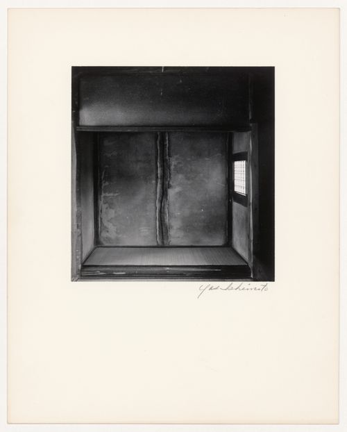 Interior view of the First Room of the Gepparo showing the tokonoma [alcove], Katsura Rikyu (also known as Katsura Imperial Villa), Kyoto, Japan
