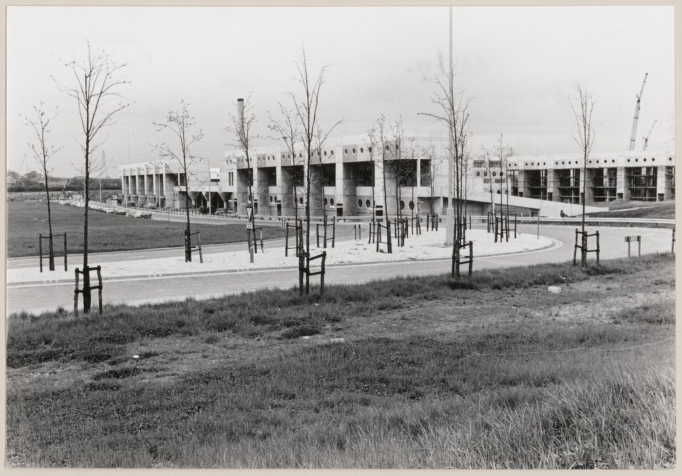 View of Southgate Housing Phases I and IA building site, Runcorn, England