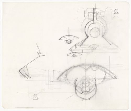 Sketches for Appartamento Grossetti, Milan, Italy