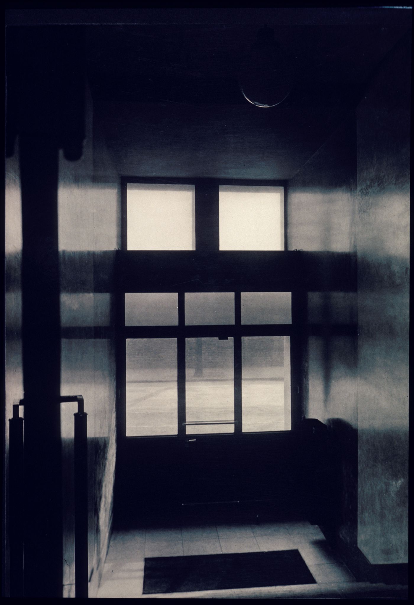 Interior view of entranceway, looking out into the street, Germany