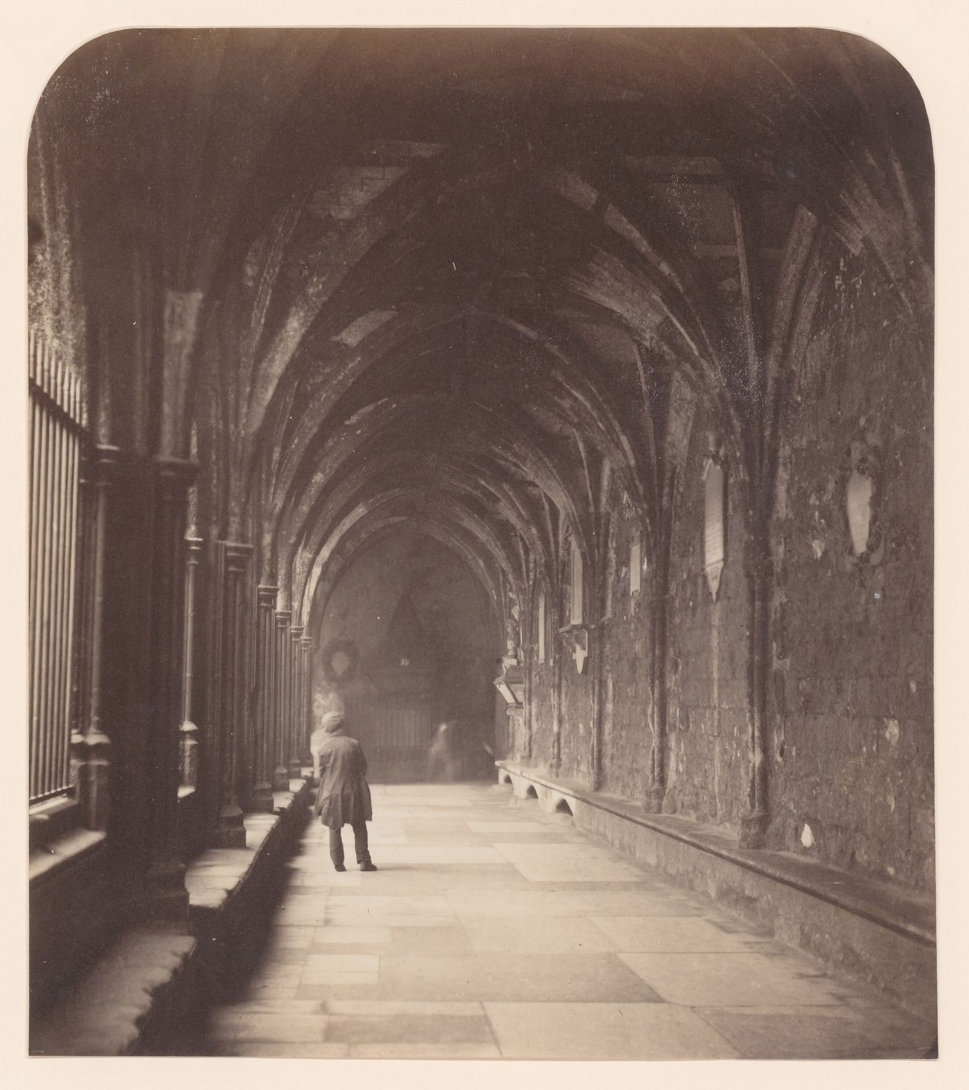 Westminster Abbey, view of the Cloisters, London, England
