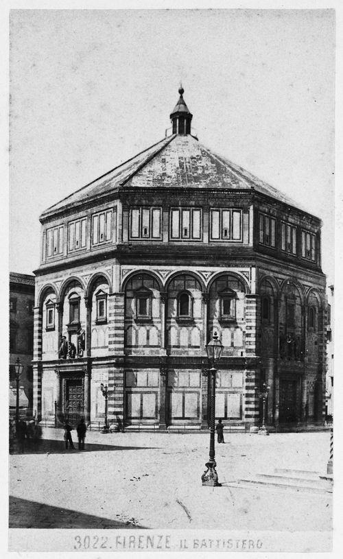 Plate from album ''Accordion-Fold Views of Florence, Italy''