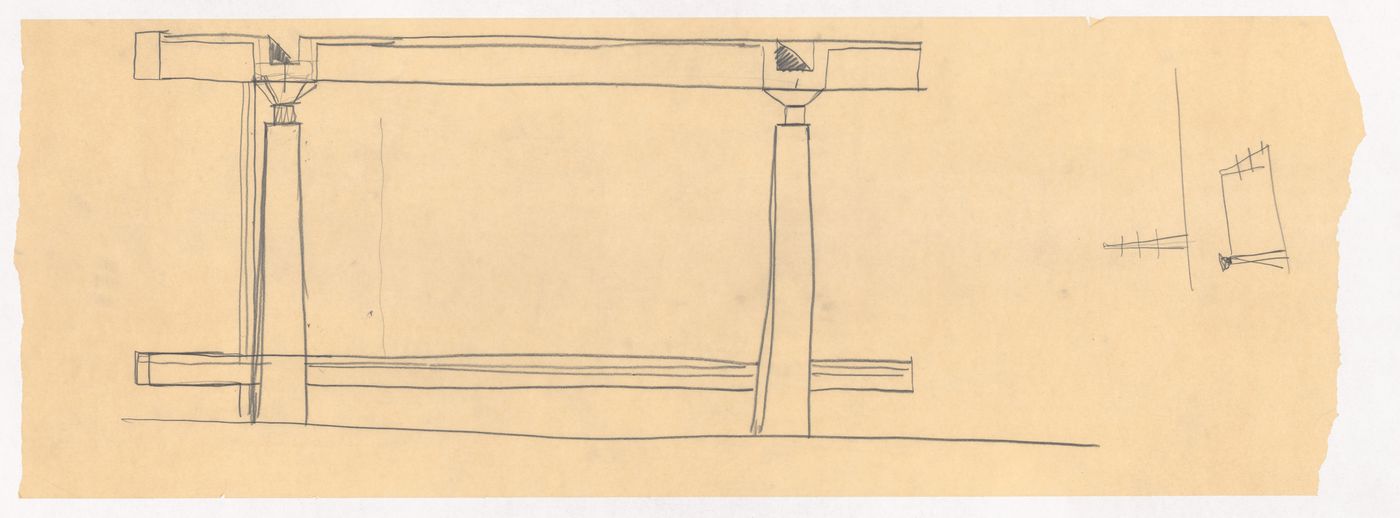 Sketch for a Symphony Hall, Pittsburgh