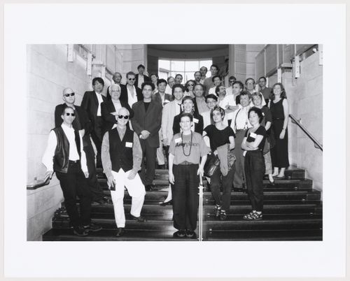 Group photograph of Anyplace conference attendees