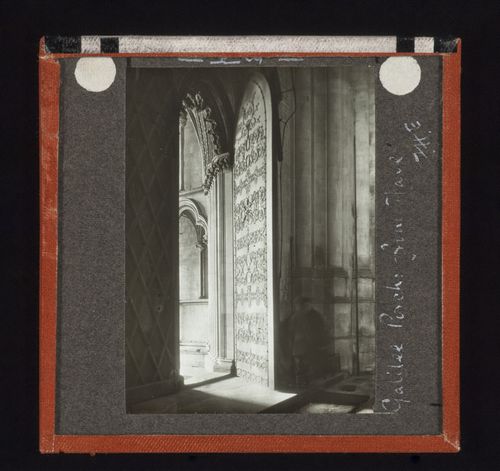View of Galilee Porch from nave of Ely Cathedral, Ely, Cambridgeshire, England