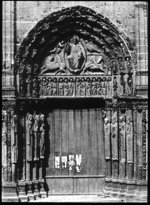 Plate from portfolio ''Details of Chartres Cathedral''