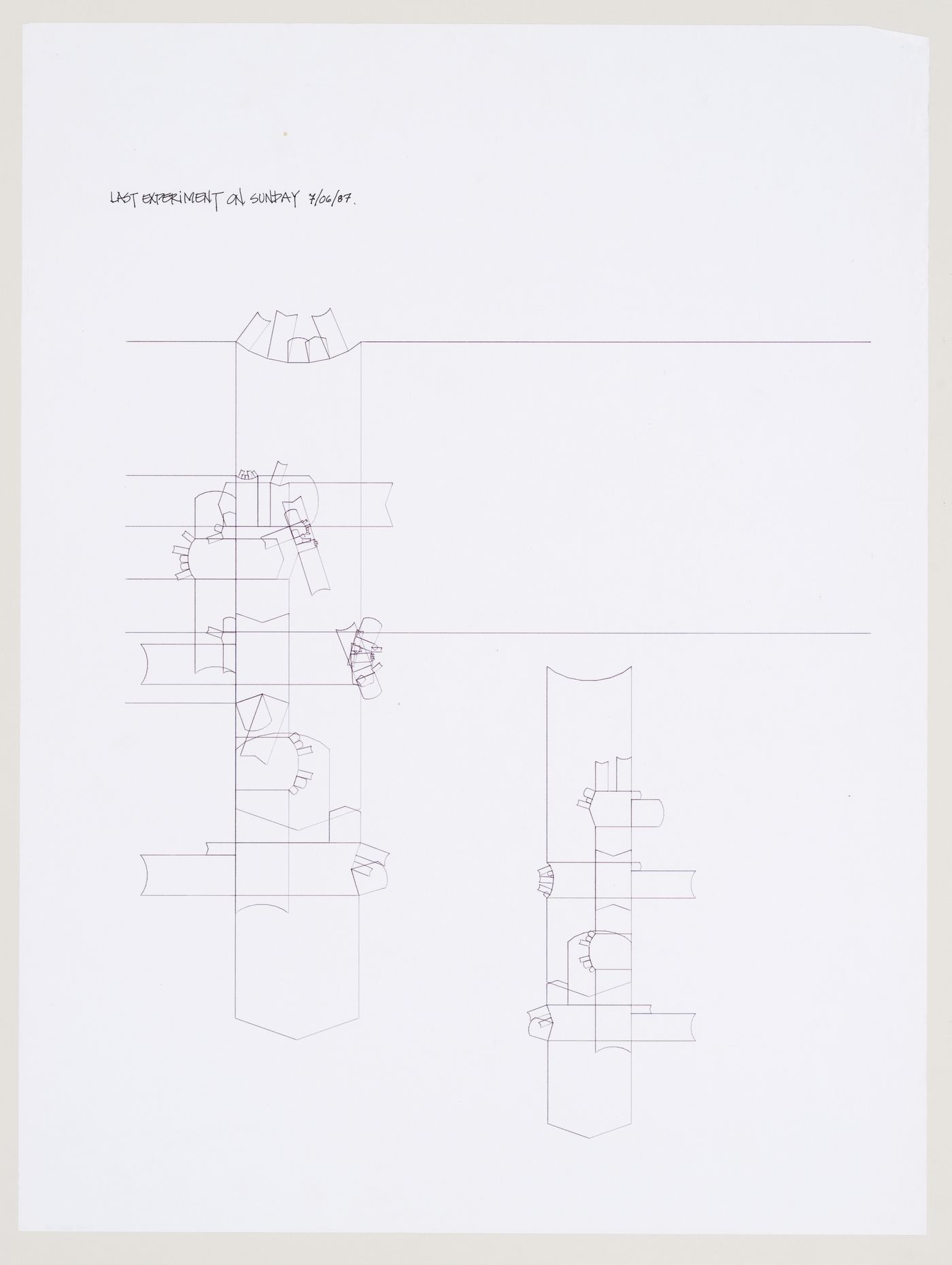 Schematic plan, Biozentrum - Biology Center for the J.W. Goethe University, Frankfurt am Main, Germany