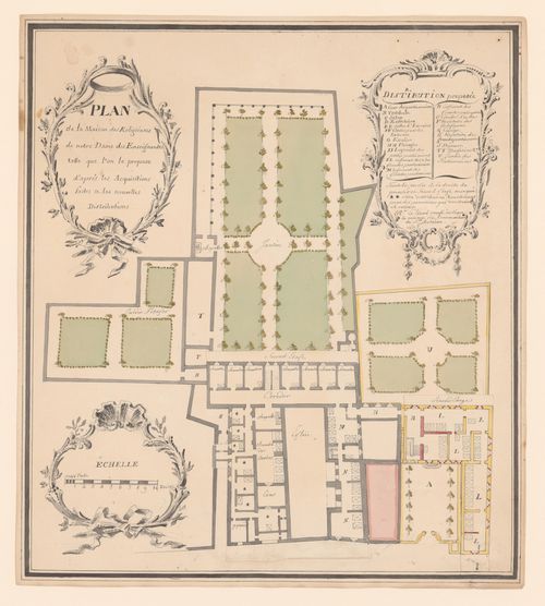 Notre Dame des Enseignantes - ground plan showing alteration