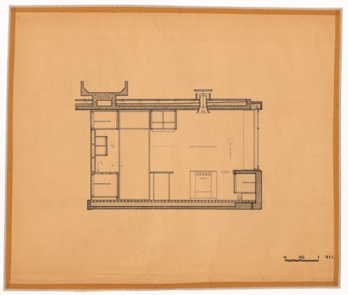 Section for Casa sobre el arroyo, Mar del Plata, Argentina