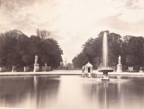 Plate from album ''Buildings, parks and streets of Paris, Versailles and environs, France''