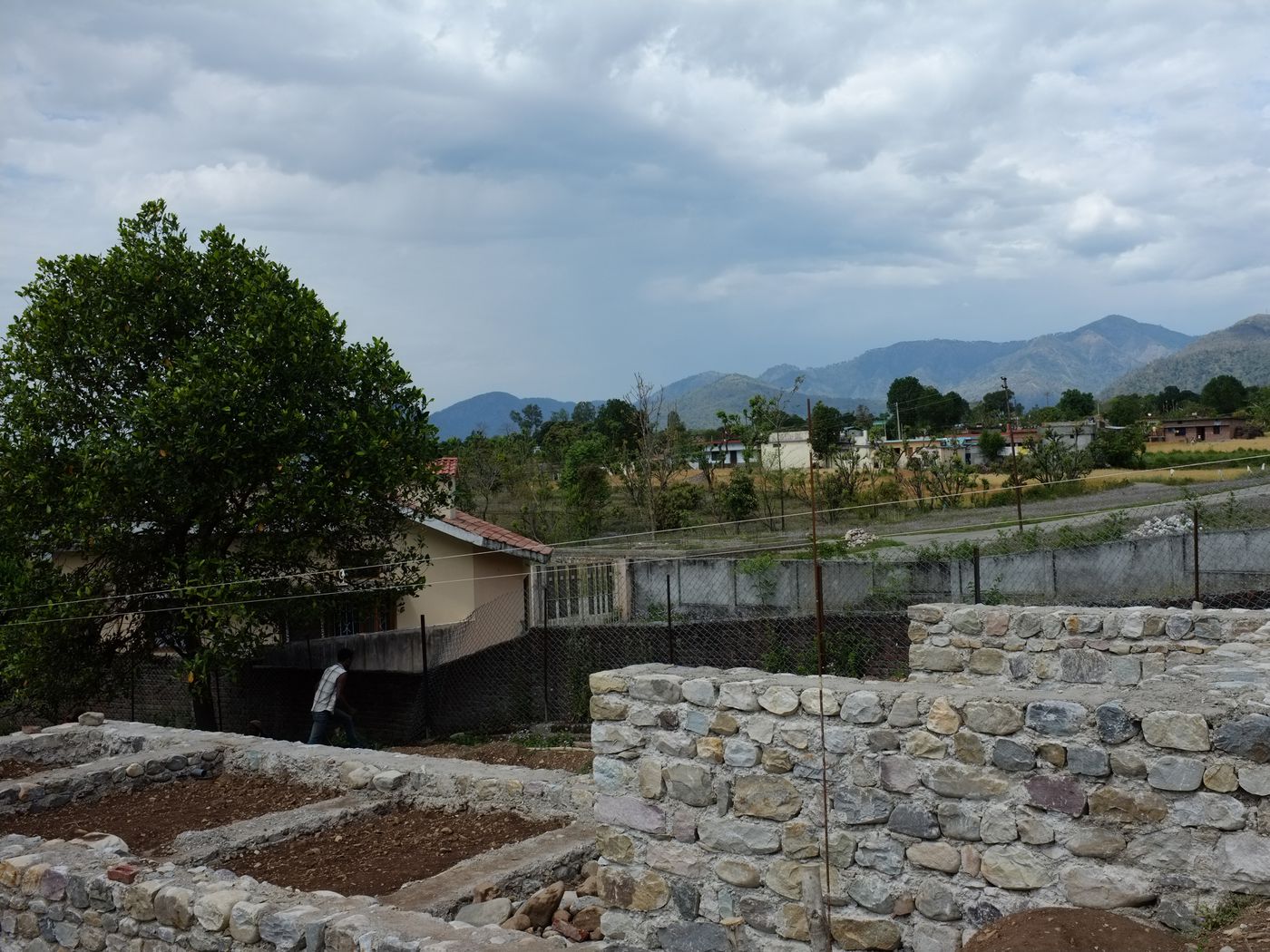 Weavers' Studio : site during construction