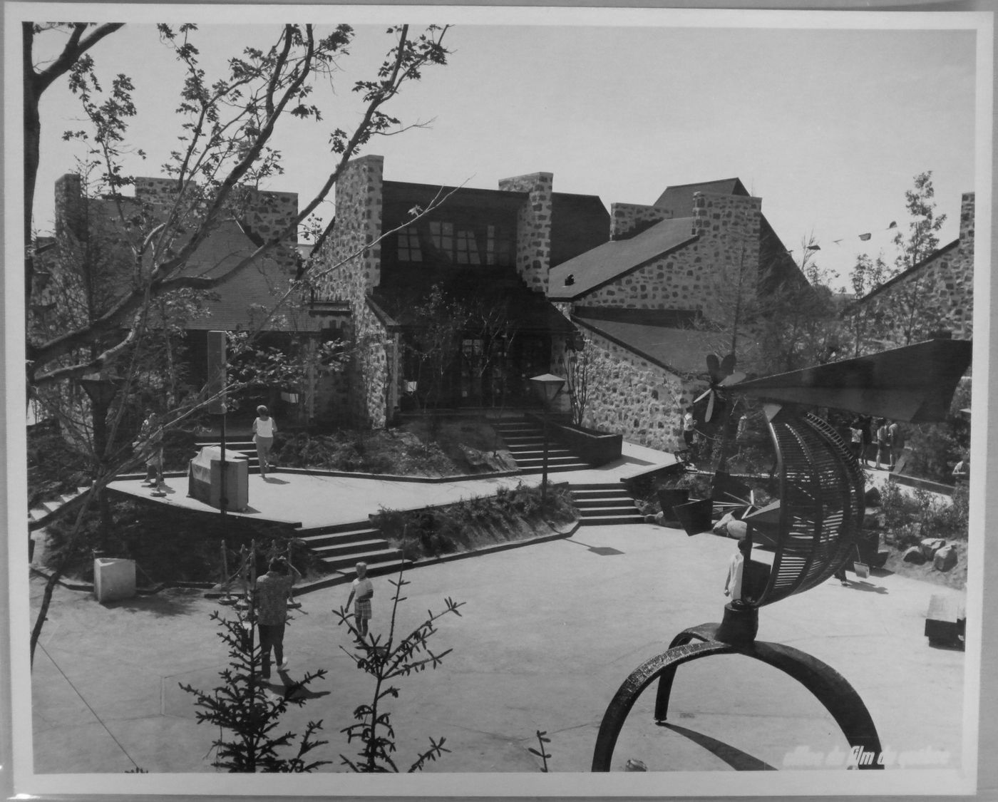 Partial view of Le Village at La Ronde, Expo 67, Montréal, Québec