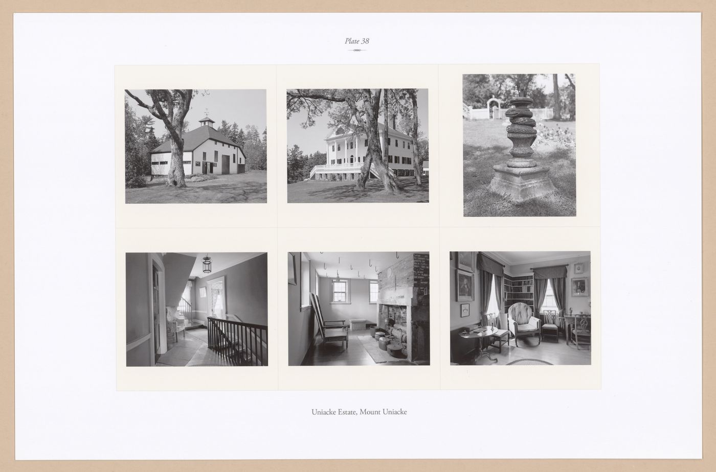 Plate 38: Uniacke Estate, Mount Uniacke, from the porfolio, A Nova Scotia Archive
