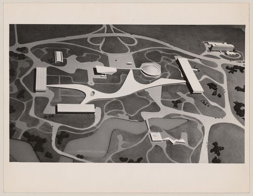 View of model for Ibirapuéra Park (second version), São Paulo, Brazil
