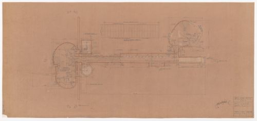 Second floor plan with annotations for Wall House 2 (Bye House)