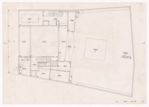 Ground floor plan for Caixa Geral de Depósitos, Matosinhos, Portugal