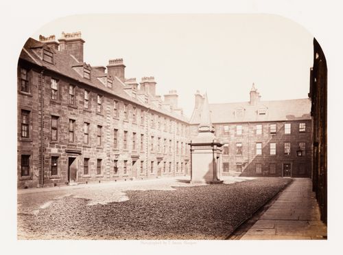 The Professor's Court looking East, Glasgow College, Glasgow