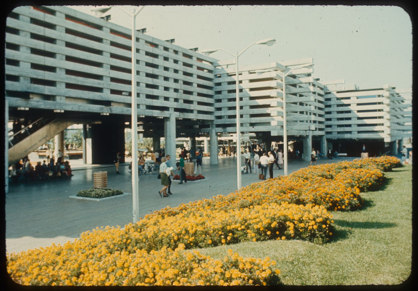 View of the Pavilion of Japan, Expo 67, Montréal, Québec