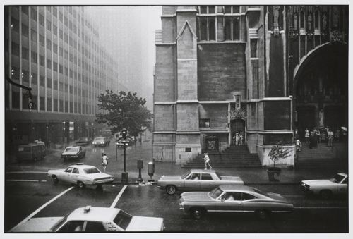 St. Thomas Church in the rain, New York City, New York