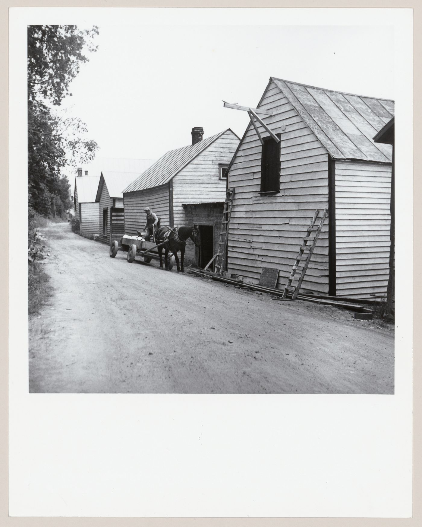 Les installations de la Compagnie Charles Robin sur Pig Street, Gaspé