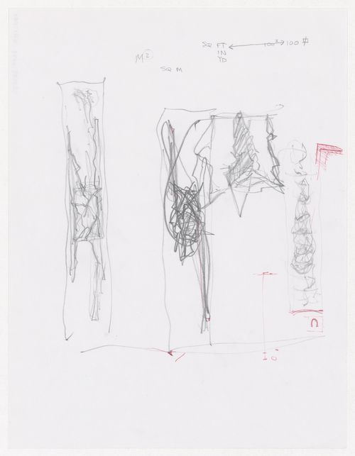 Sketches for Yokohama International Port Terminal Design Competition, Yokohama, Japan