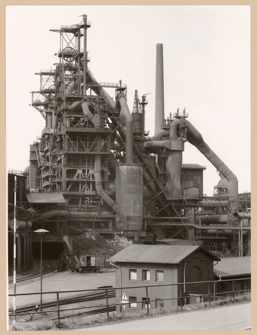 View of a blast furnace of Gute-Hoffnungs-Hütte steel mill, Oberhausen, Ruhr, Germany